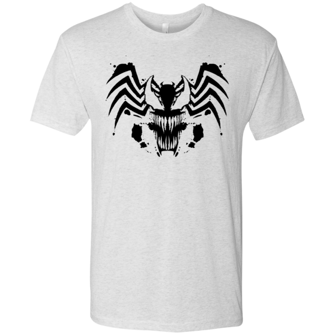 T-Shirts Heather White / Small Symbiote Rorschach Men's Triblend T-Shirt