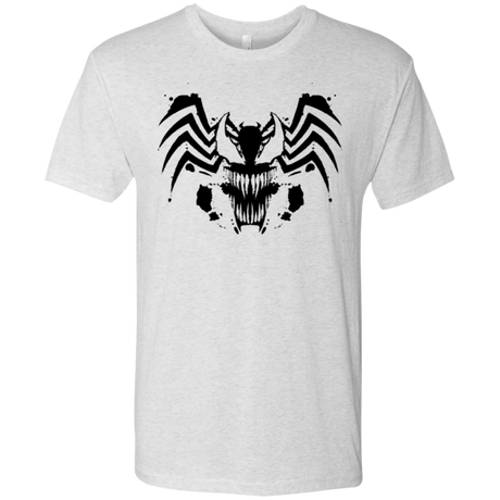 T-Shirts Heather White / Small Symbiote Rorschach Men's Triblend T-Shirt