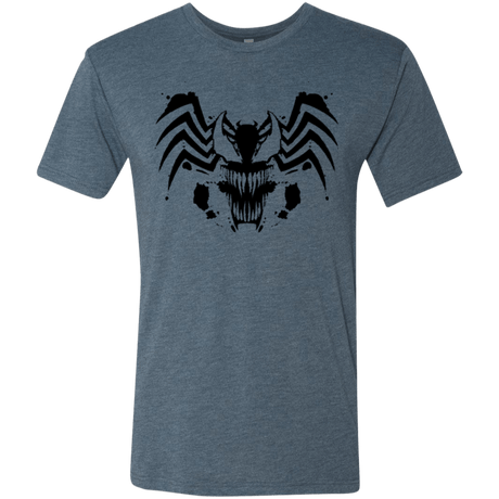 T-Shirts Indigo / Small Symbiote Rorschach Men's Triblend T-Shirt