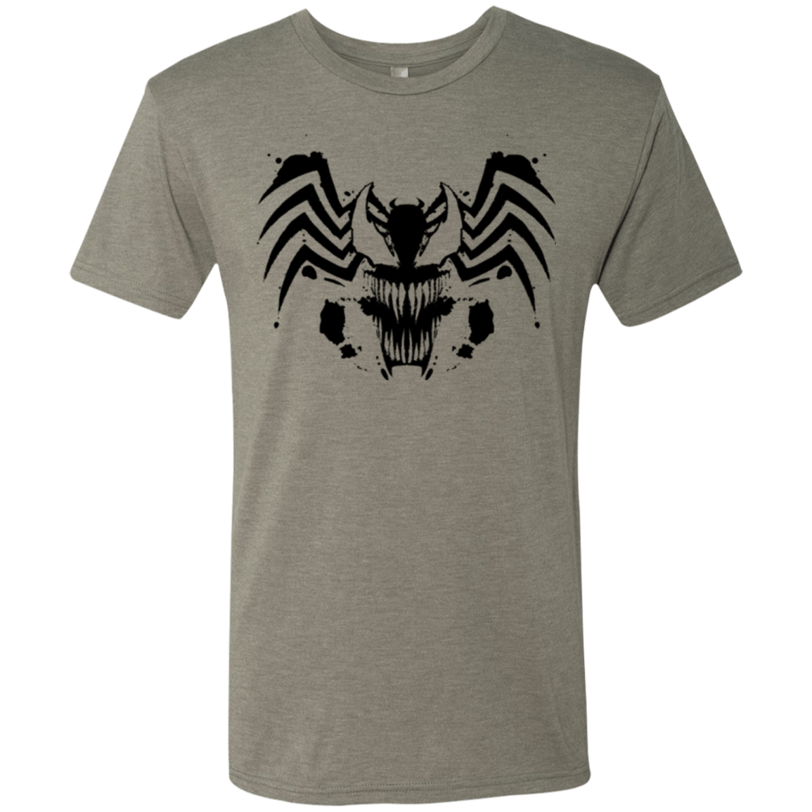 T-Shirts Venetian Grey / Small Symbiote Rorschach Men's Triblend T-Shirt