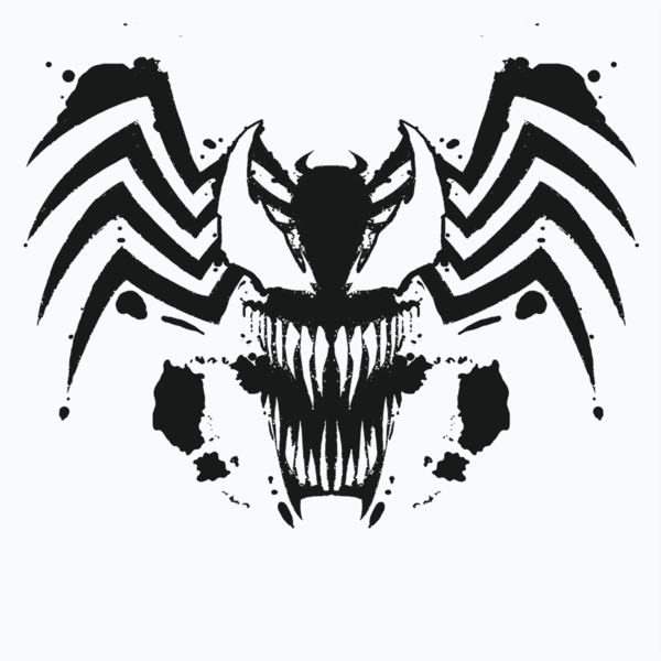 T-Shirts Symbiote Rorschach T-Shirt
