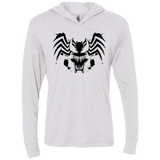 T-Shirts Heather White / X-Small Symbiote Rorschach Triblend Long Sleeve Hoodie Tee