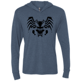 T-Shirts Indigo / X-Small Symbiote Rorschach Triblend Long Sleeve Hoodie Tee