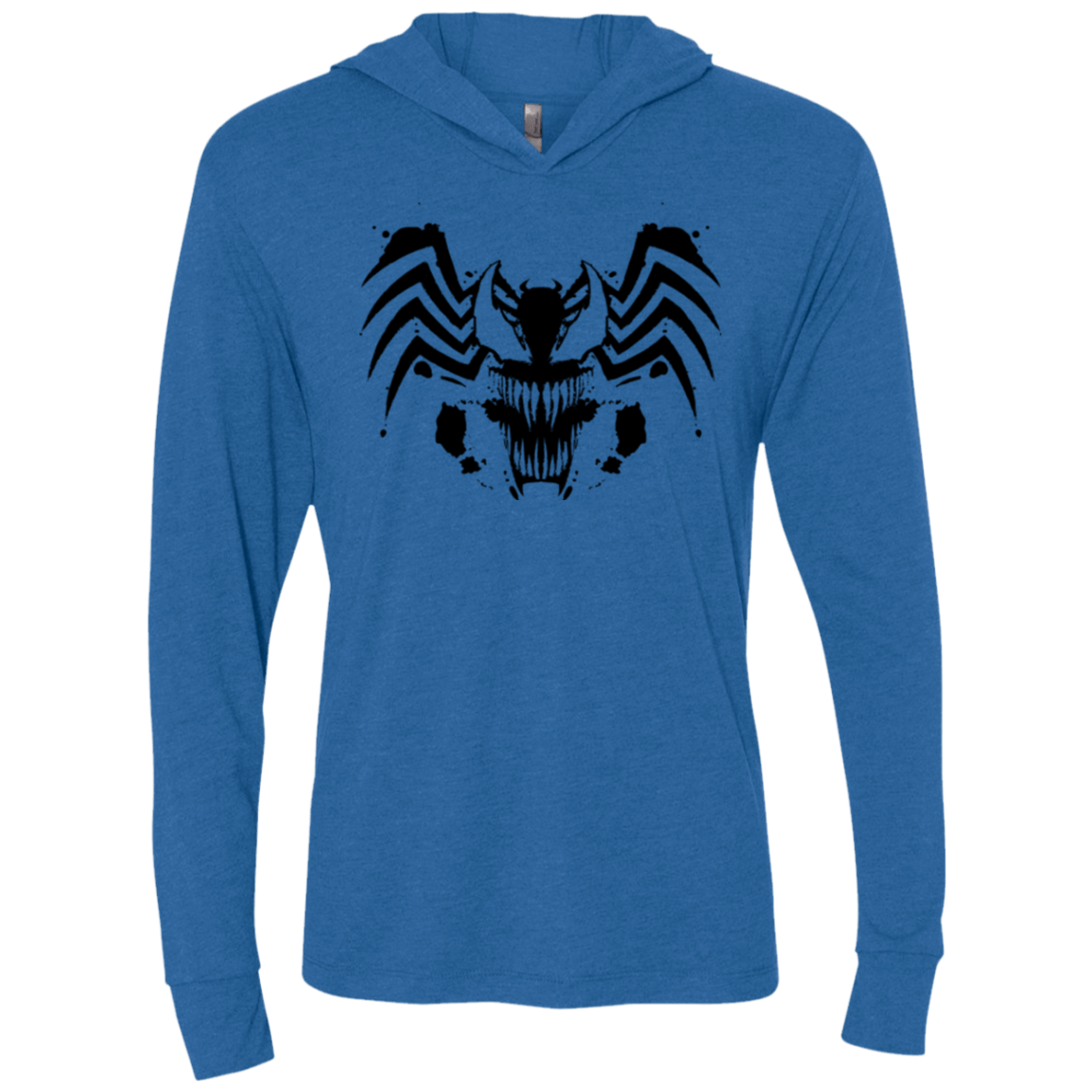 T-Shirts Vintage Royal / X-Small Symbiote Rorschach Triblend Long Sleeve Hoodie Tee