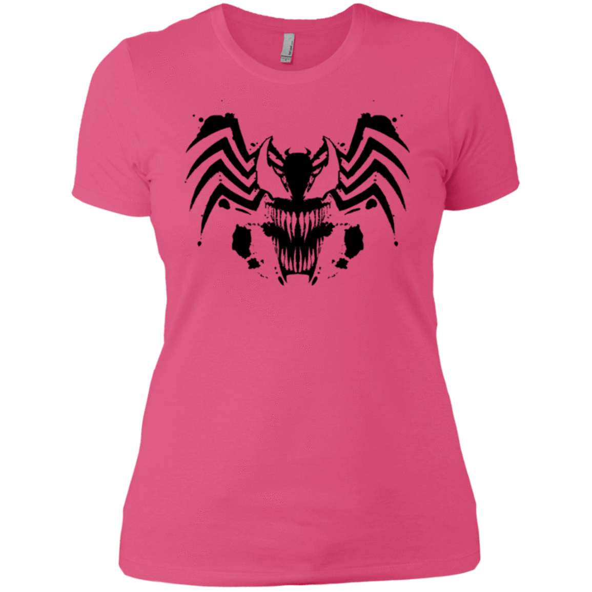 T-Shirts Hot Pink / X-Small Symbiote Rorschach Women's Premium T-Shirt