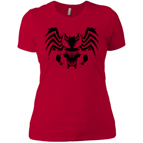 T-Shirts Red / X-Small Symbiote Rorschach Women's Premium T-Shirt