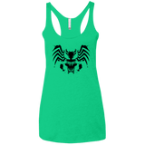 T-Shirts Envy / X-Small Symbiote Rorschach Women's Triblend Racerback Tank