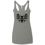T-Shirts Venetian Grey / X-Small Symbiote Rorschach Women's Triblend Racerback Tank