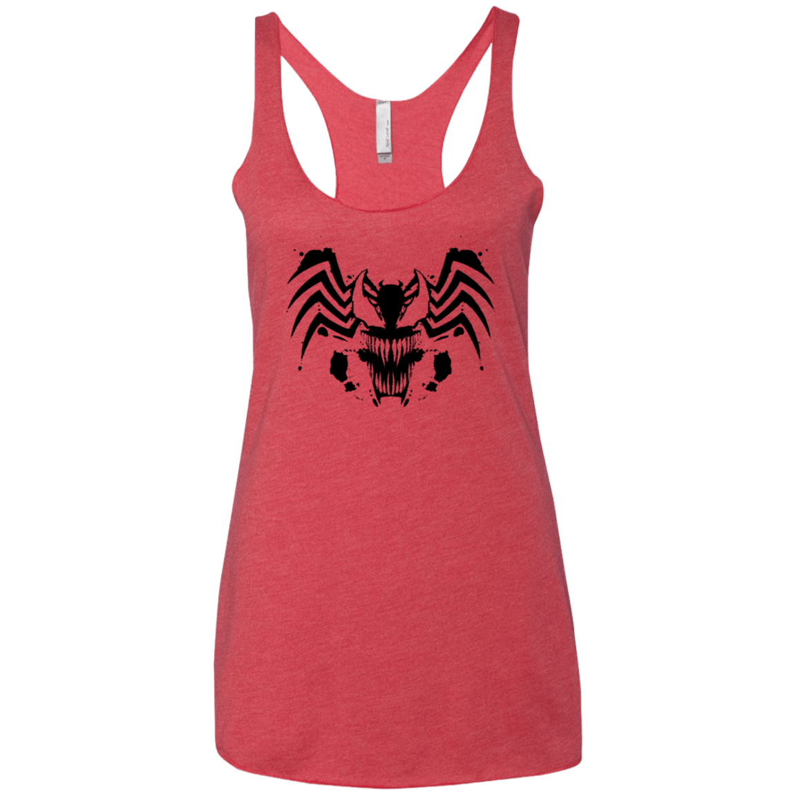 T-Shirts Vintage Red / X-Small Symbiote Rorschach Women's Triblend Racerback Tank
