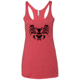 T-Shirts Vintage Red / X-Small Symbiote Rorschach Women's Triblend Racerback Tank