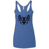 T-Shirts Vintage Royal / X-Small Symbiote Rorschach Women's Triblend Racerback Tank
