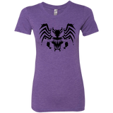 T-Shirts Purple Rush / Small Symbiote Rorschach Women's Triblend T-Shirt