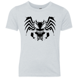 T-Shirts Heather White / YXS Symbiote Rorschach Youth Triblend T-Shirt
