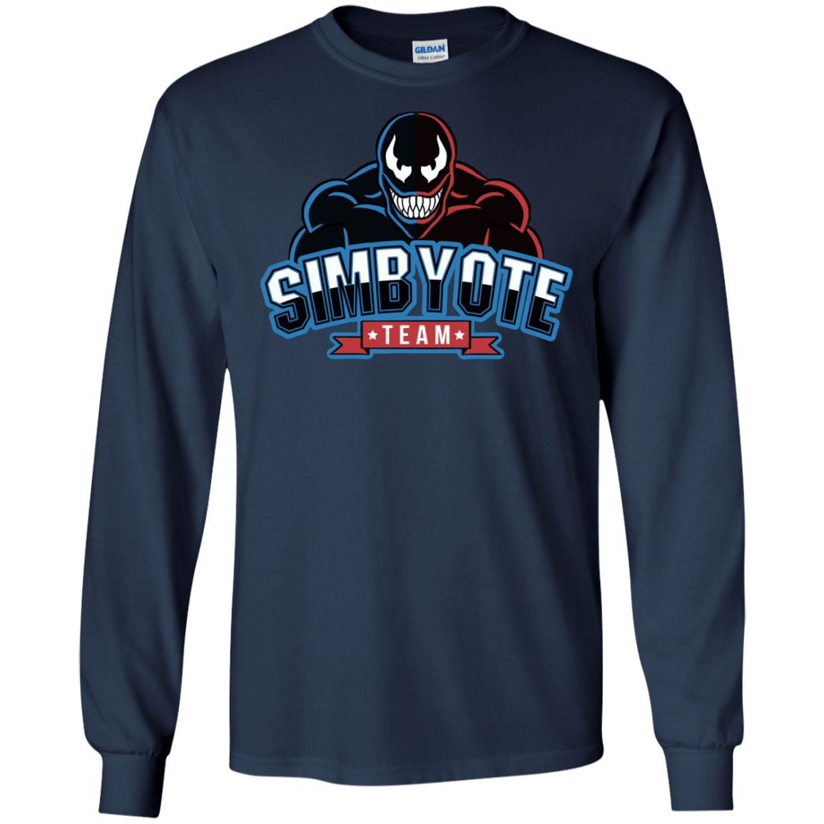 T-Shirts Navy / S Symbiote Team Men's Long Sleeve T-Shirt