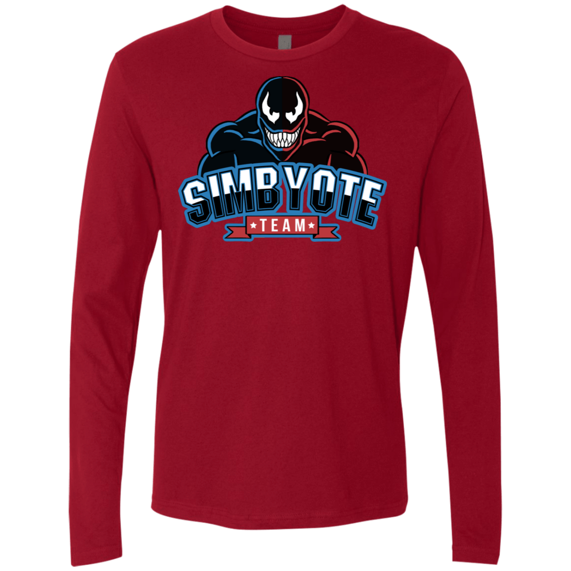 T-Shirts Cardinal / S Symbiote Team Men's Premium Long Sleeve