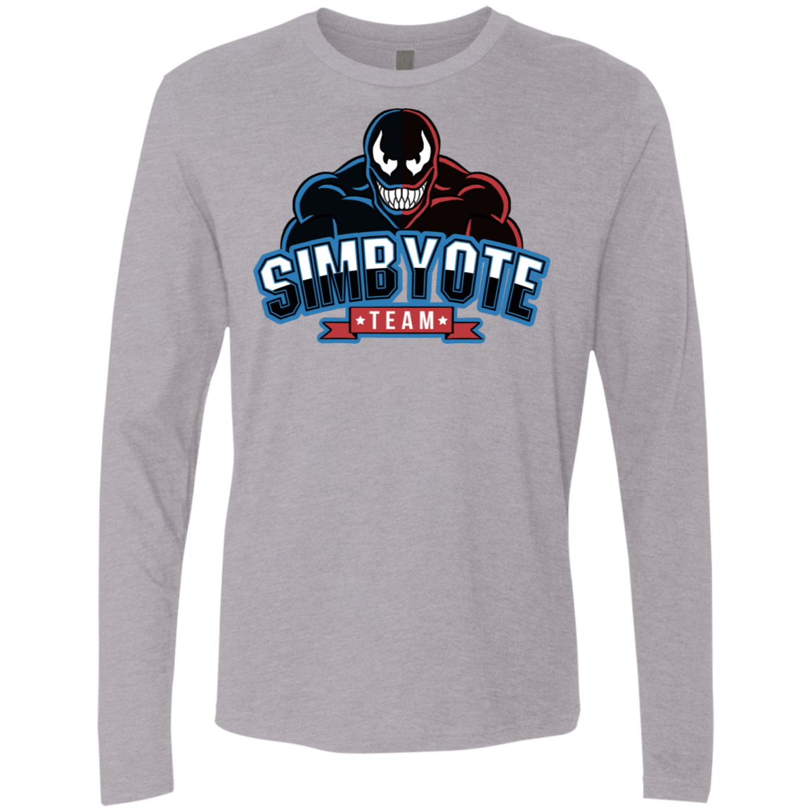 T-Shirts Heather Grey / S Symbiote Team Men's Premium Long Sleeve