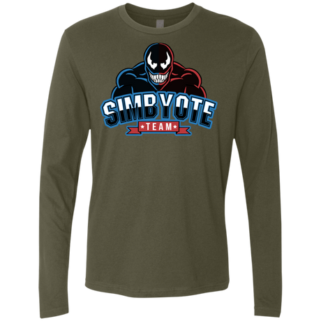 T-Shirts Military Green / S Symbiote Team Men's Premium Long Sleeve