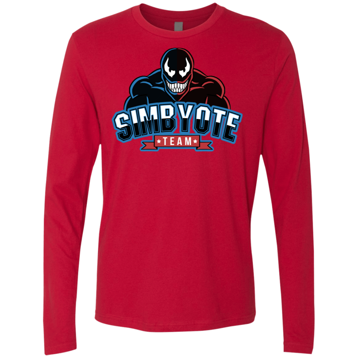 T-Shirts Red / S Symbiote Team Men's Premium Long Sleeve