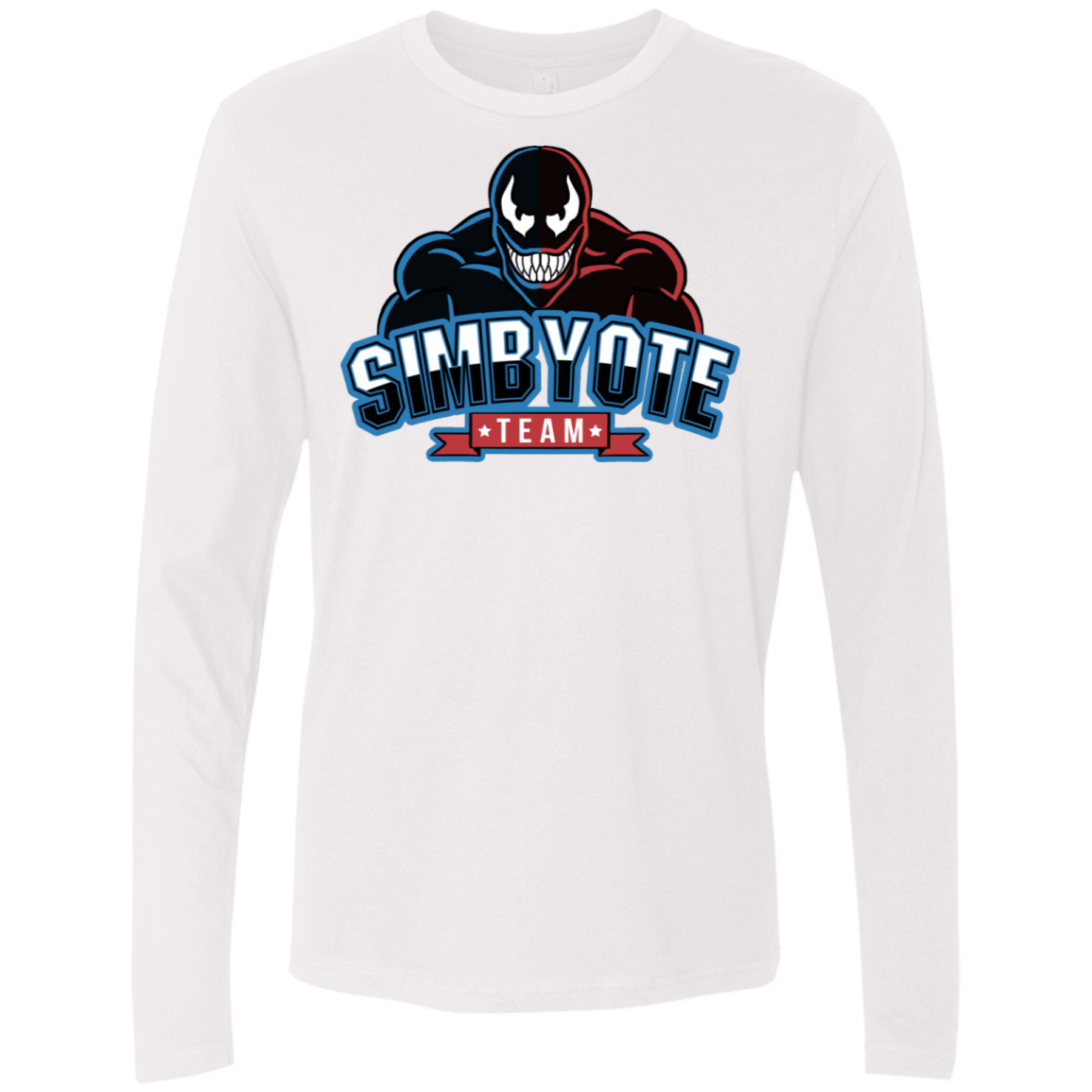 T-Shirts White / S Symbiote Team Men's Premium Long Sleeve