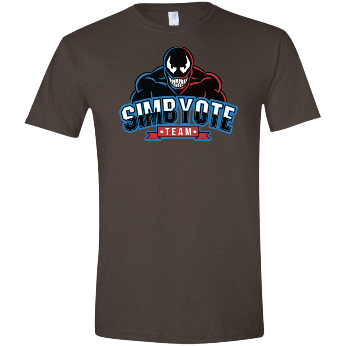 T-Shirts Dark Chocolate / S Symbiote Team Men's Semi-Fitted Softstyle