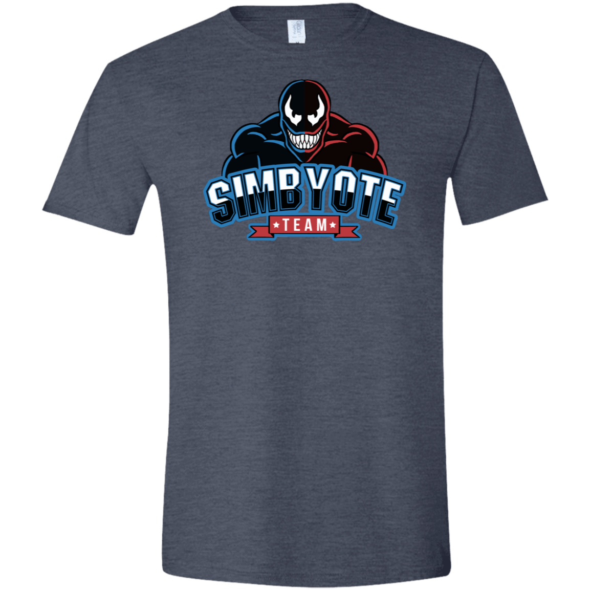 T-Shirts Heather Navy / S Symbiote Team Men's Semi-Fitted Softstyle