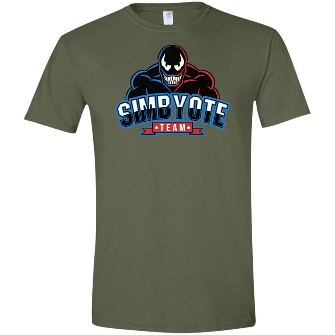 T-Shirts Military Green / S Symbiote Team Men's Semi-Fitted Softstyle