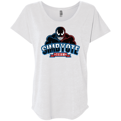 T-Shirts Heather White / X-Small Symbiote Team Triblend Dolman Sleeve