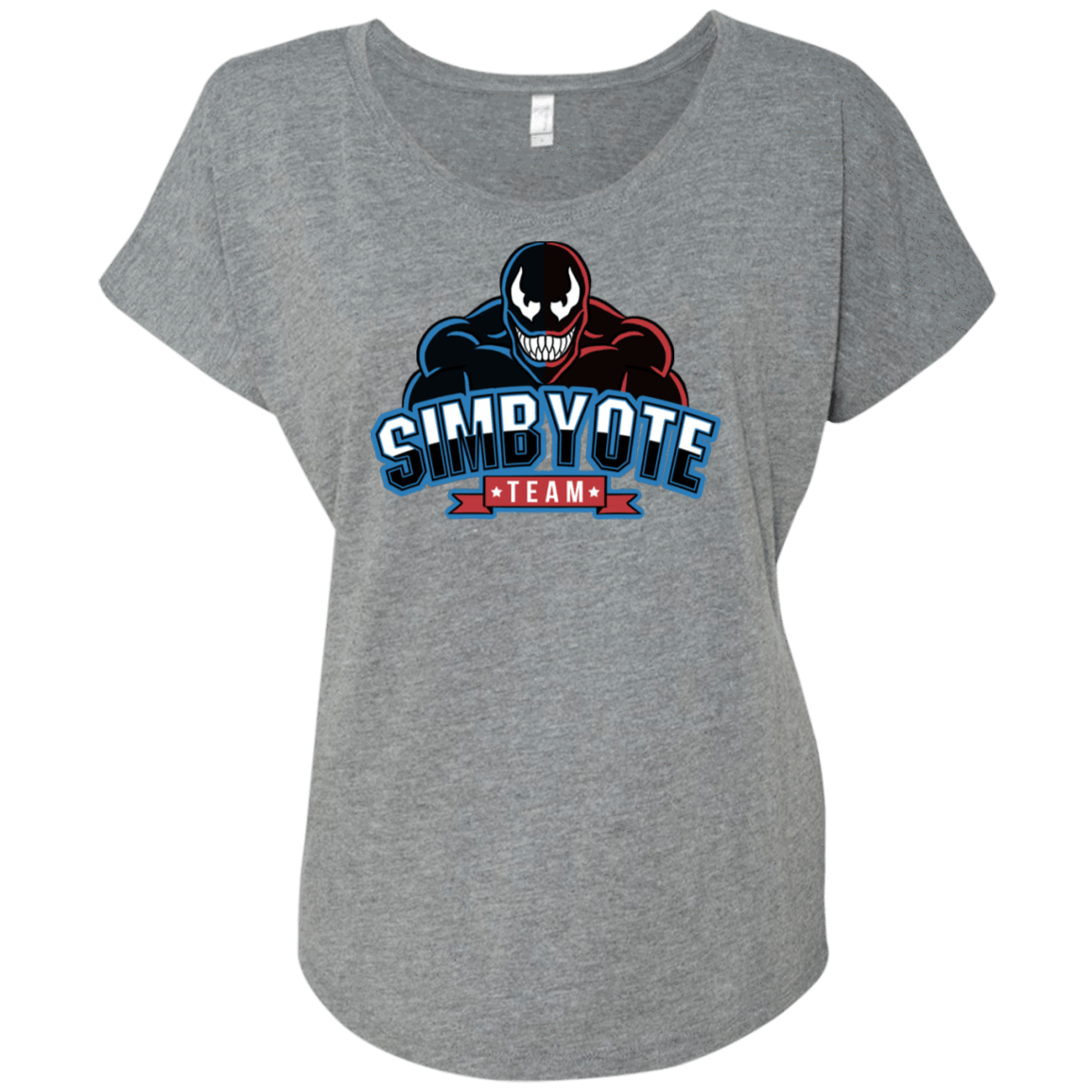 T-Shirts Premium Heather / X-Small Symbiote Team Triblend Dolman Sleeve