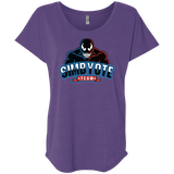 T-Shirts Purple Rush / X-Small Symbiote Team Triblend Dolman Sleeve