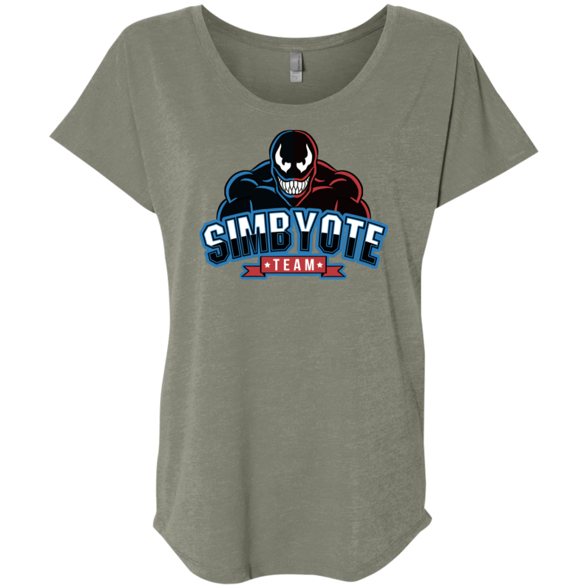 T-Shirts Venetian Grey / X-Small Symbiote Team Triblend Dolman Sleeve
