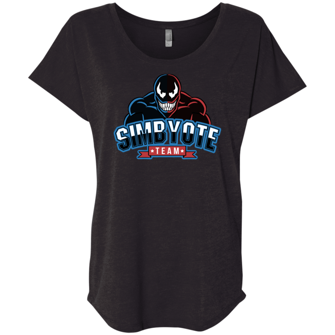 T-Shirts Vintage Black / X-Small Symbiote Team Triblend Dolman Sleeve