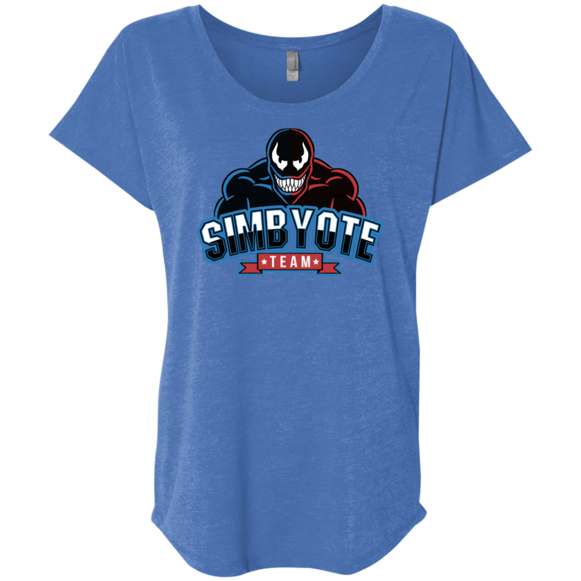 T-Shirts Vintage Royal / X-Small Symbiote Team Triblend Dolman Sleeve