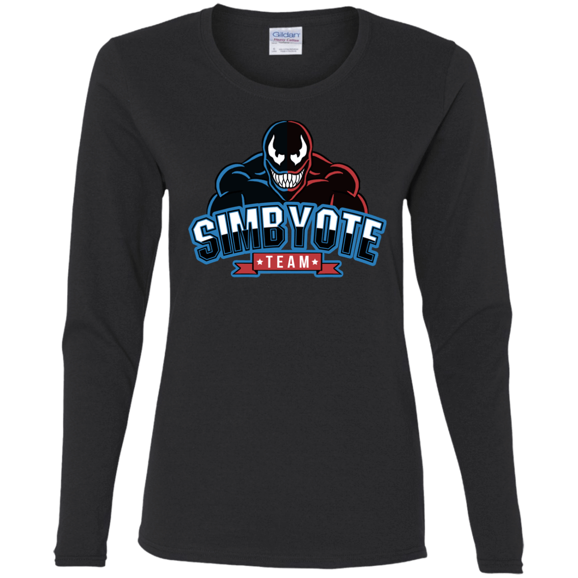 T-Shirts Black / S Symbiote Team Women's Long Sleeve T-Shirt