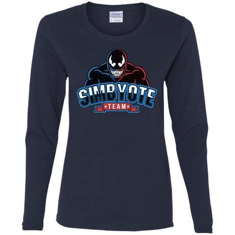 T-Shirts Navy / S Symbiote Team Women's Long Sleeve T-Shirt