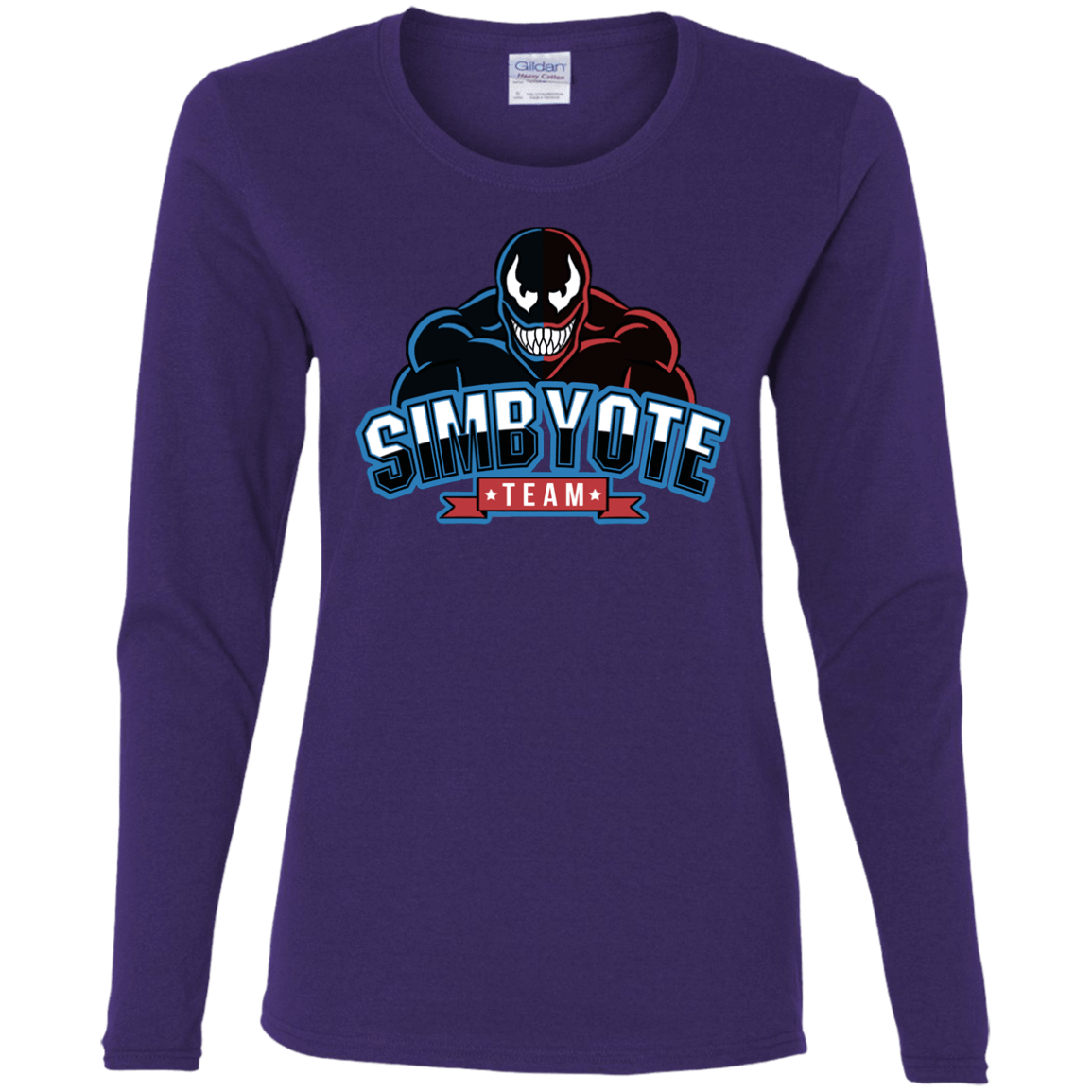 T-Shirts Purple / S Symbiote Team Women's Long Sleeve T-Shirt