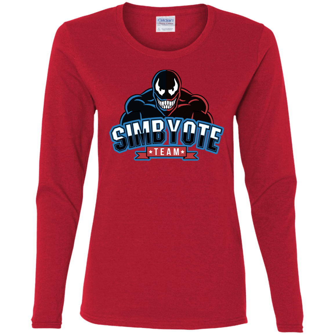 T-Shirts Red / S Symbiote Team Women's Long Sleeve T-Shirt