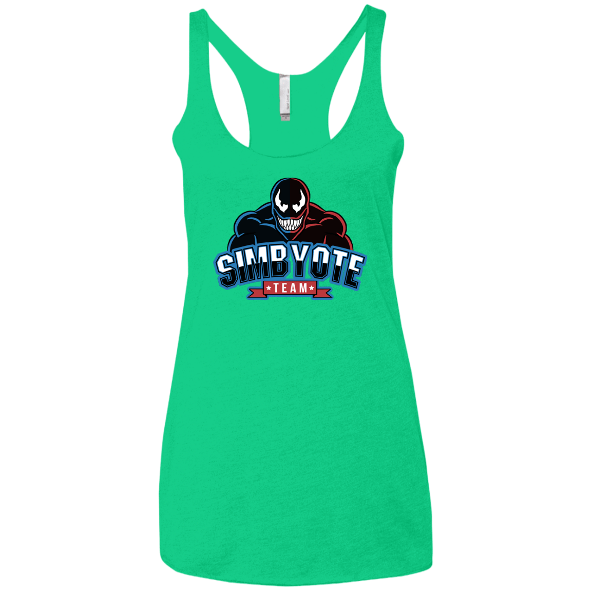 T-Shirts Envy / X-Small Symbiote Team Women's Triblend Racerback Tank