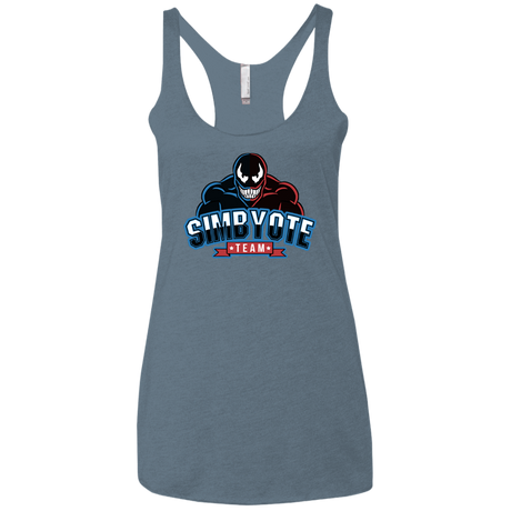 T-Shirts Indigo / X-Small Symbiote Team Women's Triblend Racerback Tank
