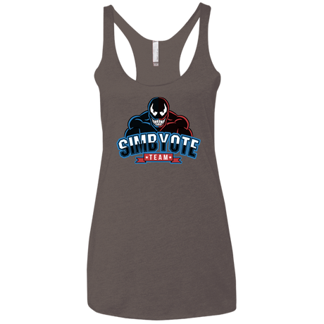 T-Shirts Macchiato / X-Small Symbiote Team Women's Triblend Racerback Tank