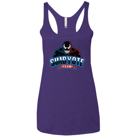 T-Shirts Purple Rush / X-Small Symbiote Team Women's Triblend Racerback Tank