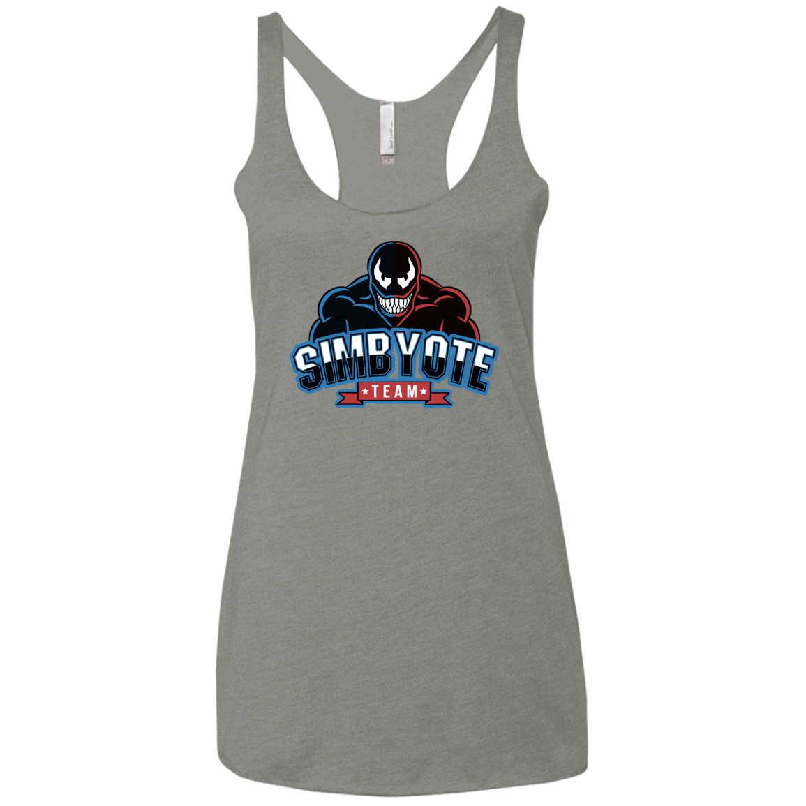 T-Shirts Venetian Grey / X-Small Symbiote Team Women's Triblend Racerback Tank