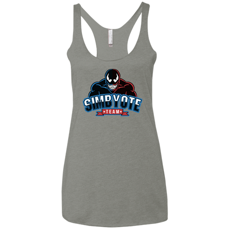 T-Shirts Venetian Grey / X-Small Symbiote Team Women's Triblend Racerback Tank