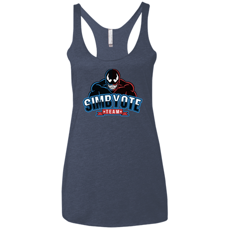 T-Shirts Vintage Navy / X-Small Symbiote Team Women's Triblend Racerback Tank