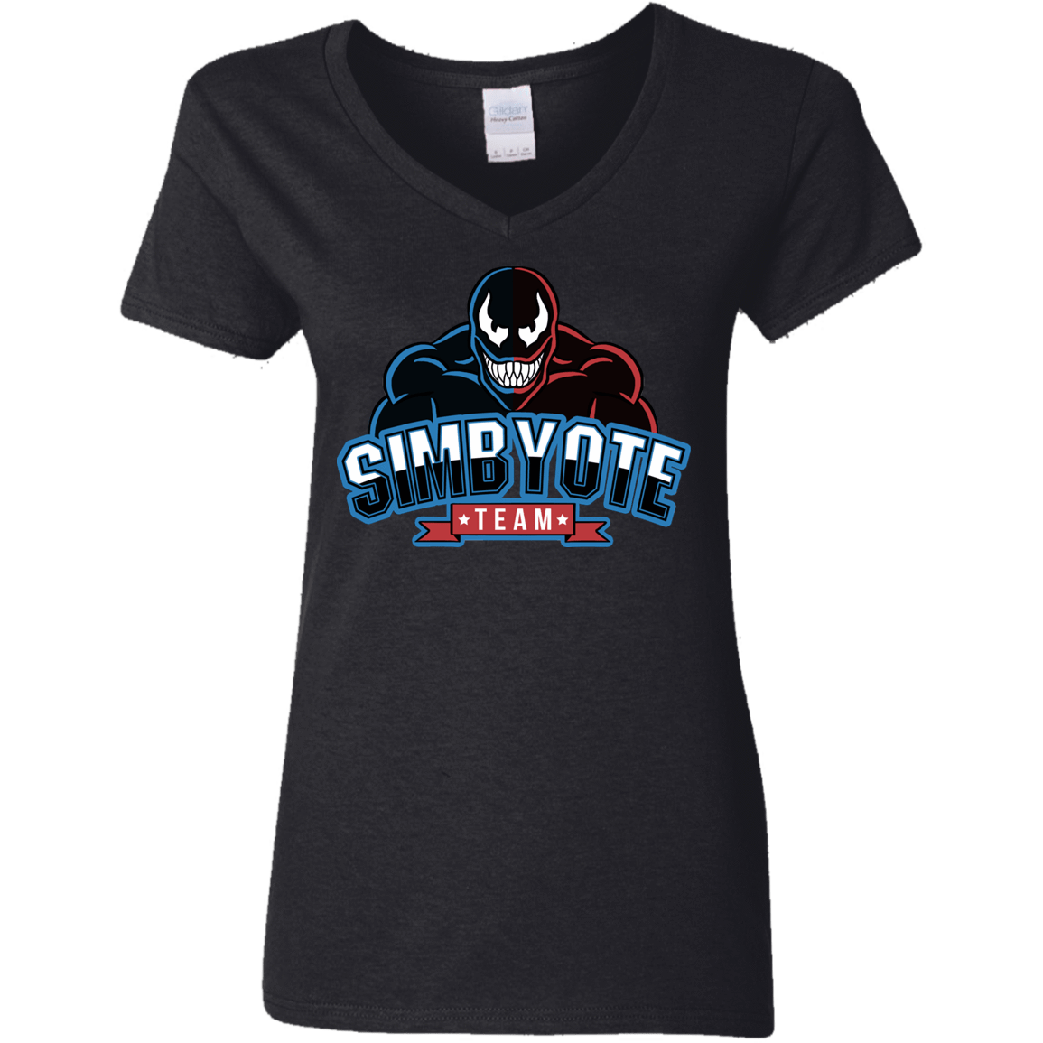 T-Shirts Black / S Symbiote Team Women's V-Neck T-Shirt