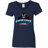 T-Shirts Navy / S Symbiote Team Women's V-Neck T-Shirt