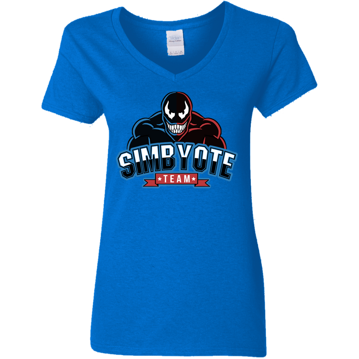 T-Shirts Royal / S Symbiote Team Women's V-Neck T-Shirt