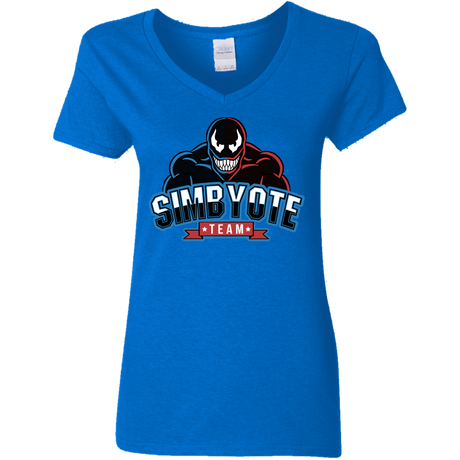 T-Shirts Royal / S Symbiote Team Women's V-Neck T-Shirt