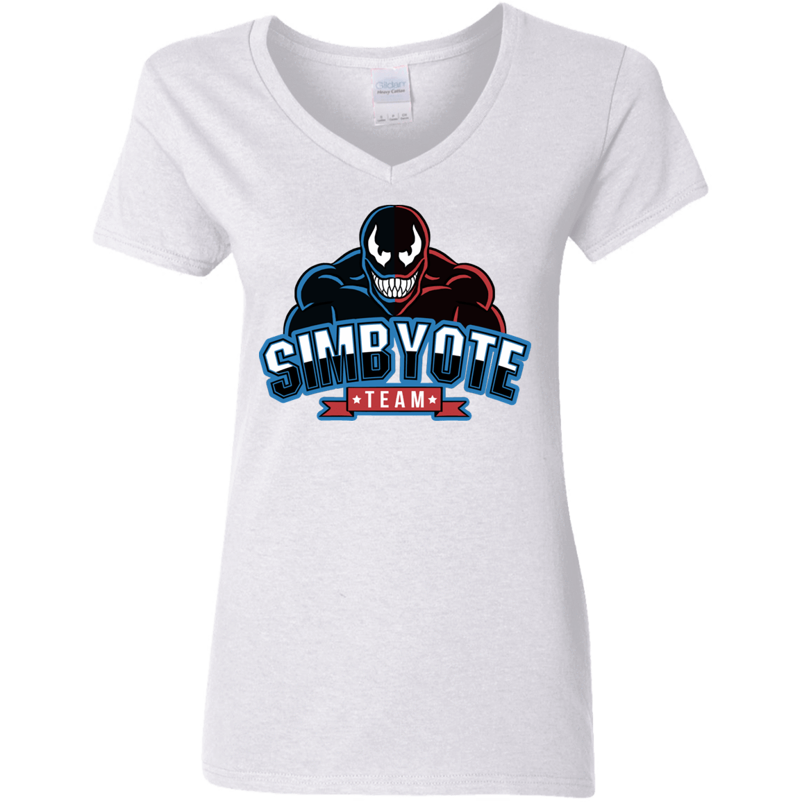 T-Shirts White / S Symbiote Team Women's V-Neck T-Shirt