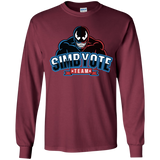 T-Shirts Maroon / YS Symbiote Team Youth Long Sleeve T-Shirt
