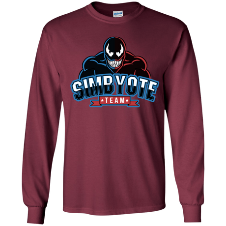T-Shirts Maroon / YS Symbiote Team Youth Long Sleeve T-Shirt